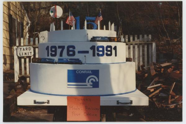 1991 Conrail 15th Anniversary Cake