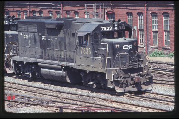 GP38 7833 in Rutherford, PA