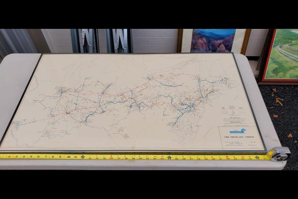 Conrail 1986 Annualized Tonnage Map, April 1987