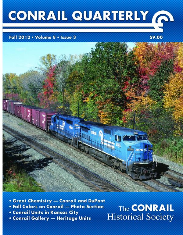 Conrail Quarterly: Vol 08, Issue 3, Fall 2012