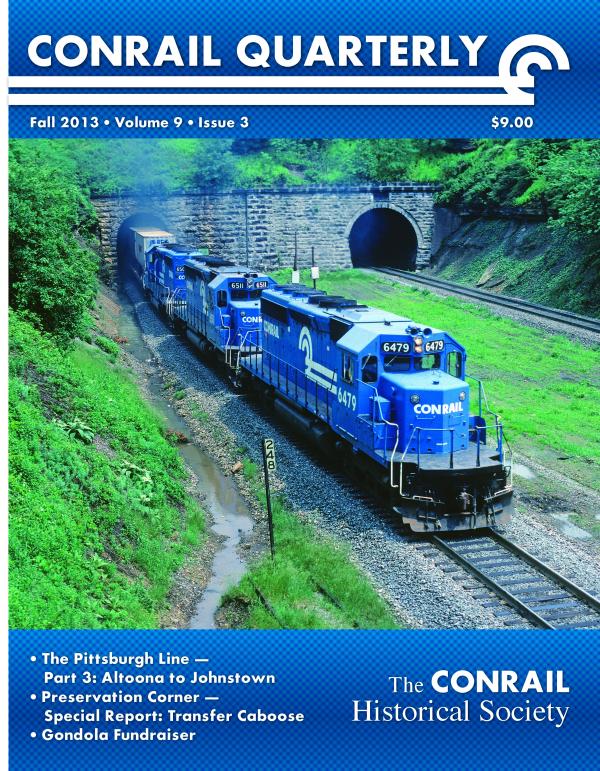 Conrail Quarterly: Vol 09, Issue 3. Fall 2013