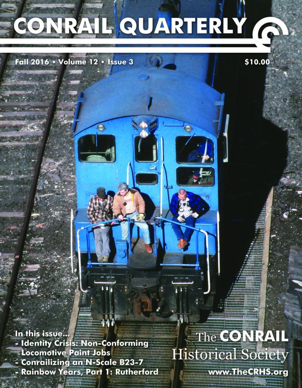 Conrail Quarterly: Vol 12, Issue 3, Fall 2016