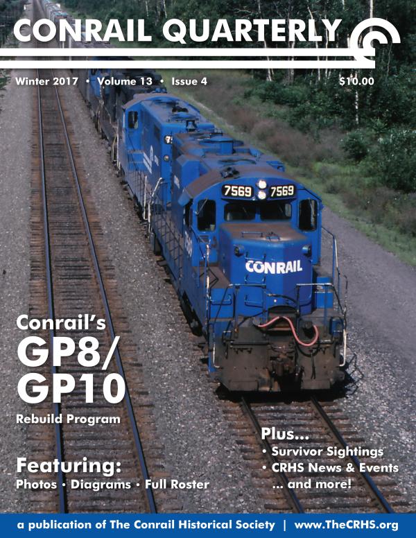 Conrail Quarterly: Vol 13, Issue 4, Winter 2017
