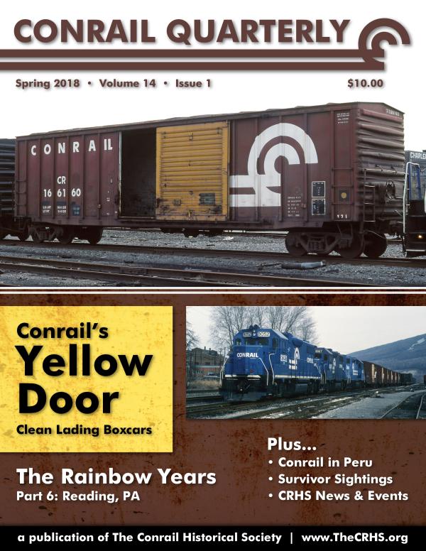 Conrail Quarterly: Vol 14, Issue 1, Spring 2018