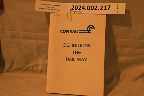 Definitions the Rail Way