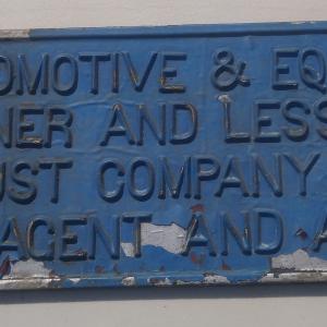 Locomotive Trust Plate