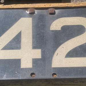 MP 2427 Signal Number Plate
