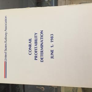 Conrail Profitability Determination, June 1, 1983