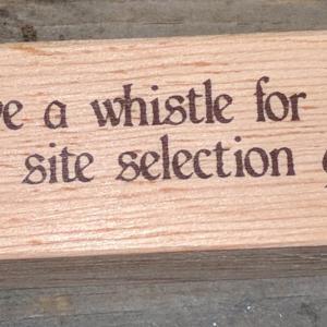 Wooden whistle