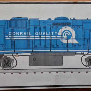 Print of GP38-2 #8141 in Conrail Quality paint scheme