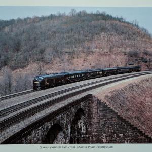 Promotional photo: COnrail Business Car Train, Mineral Point, Pennsylvania