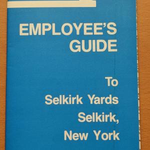Employee's Guide to Selkirk Yards. Selkirk New York. - January 1981 (x2)