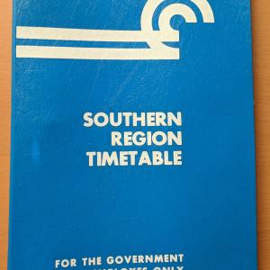 Conrail Southern Region Employee Timetable, 1976-11-14, No. 1