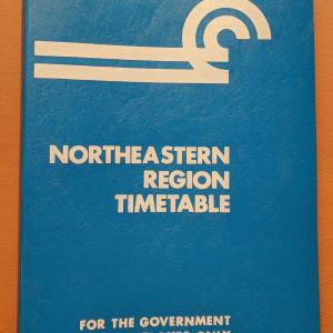 Conrail Northeastern Region Employee Timetable, 1979-06-18, No. 1
