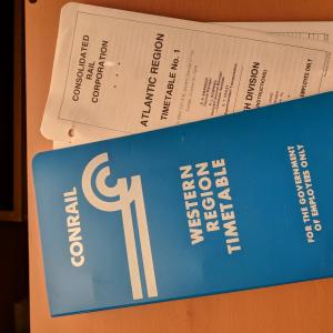 Conrail Atlantic Region Employee Timetable, 1976-10-31, No. 1