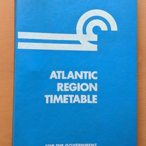 Conrail Atlantic Region Employee Timetable, 1980-04-27, No. 1