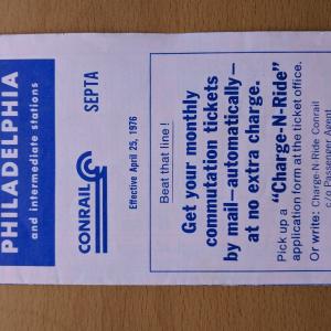 Conrail and SEPTA Schedule - West Chester and Philadelphia - 1976-04-25
