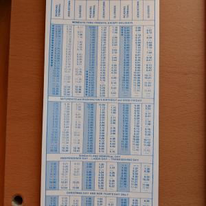 Conrail and SEPTA Schedule - Jenkintown, Glenside, and Philadelphia - 1977-10-30