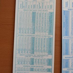 Conrail and SEPTA Schedule - Stenton, Washington Lane, Germantown, Wister, Fishers, and Philadelphia - 1977-10-30