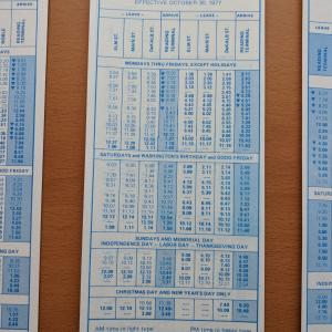 Conrail and SEPTA Schedule - Norristown, Shawmont, and Philadelphia - 1977-10-30