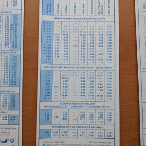 Conrail and SEPTA Schedule - Fortuna, Colmar, Link Belt, Chalfont, New Britain, Delaware Valley College, Doylestown, and Philadelphia - 1977-10-30
