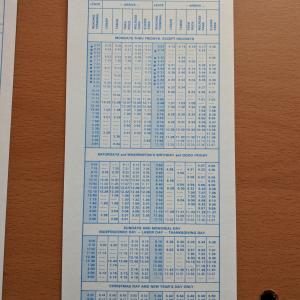 Conrail and SEPTA Schedule - Logan, Tabor, Fern Rock, Melrose Park, Elkins Park, and Philadelphia - 1979-06-03