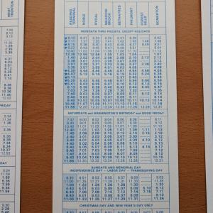 Conrail and SEPTA Schedule - Noble, Rydal, Meadowbrook, Bethayres, Philmont, Forest Hills, Somerton, and Philadelphia - 1979-06-03