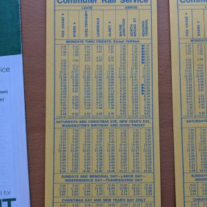 Conrail and SEPTA Schedule - Olney, Lawndale, Cheltenha, Ryers, Fox Chase, and Philadelphia - 1977-10-30