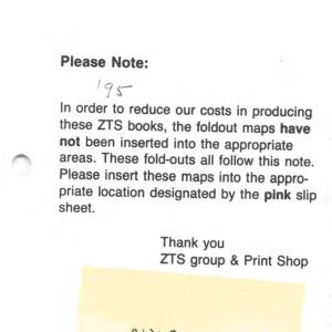 ZTS Maps, Albany Division, Vol. 4, February 1997