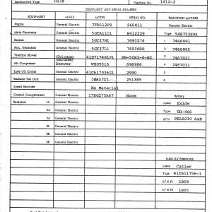 Locomotive Diagrams, CR B23-7 2006-2023 & 2800-2816, U23B 2789-2798, U36B 2971-2974, C30-7 6600-6609, EMD 645 & 567 Rebuilds