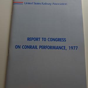 USRA Report to Congress on Conrail Performance, 1977