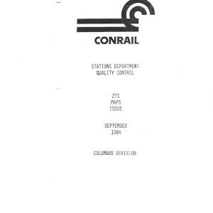 ZTS Maps, Columbus Division, September 1984