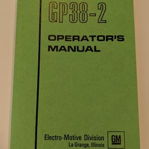 EMD GP38-2 Operators Manual