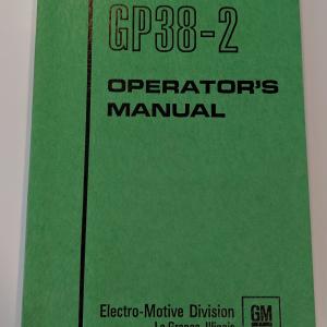 EMD GP38-2 Operators Manual, Second Edition May 72