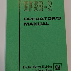 EMD GP38-2 Operators Manual