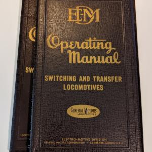 EMD SW8, SW9, TR5 and TR6 Operating Manual (x2)