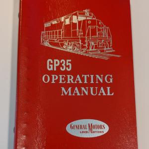 EMD GP35 Operating Manual, labeled EF-25 12/3/64 2297-2310