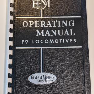 EMD F9 Operating Manual