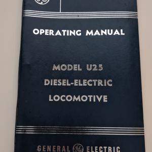 GE U25 Operator's Manual GEJ-3816C