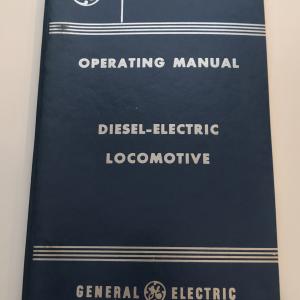 GE Diesel Electric Locomotive Operating Manual GEJ-3856B