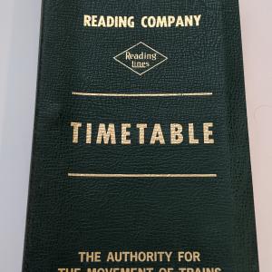 Conrail Reading Division Employee Timetable, 1974-07-29, No. ??