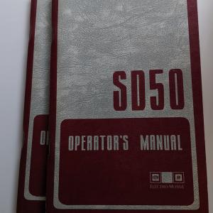 EMD SD50 Operator's Manual 3rd Edition, June 1983