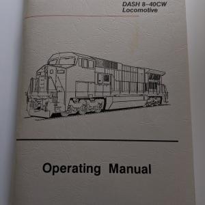 GE Dash 8-40BW, Dash 8-40CW Locomotive operating manual GEJ-6724B