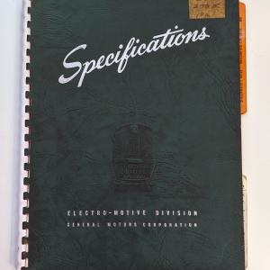 Locomotive Specifications Booklet: EMD SD45