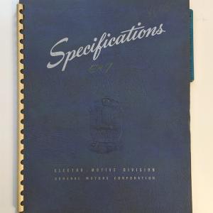 Locomotive Specifications Booklet: EMD E7A