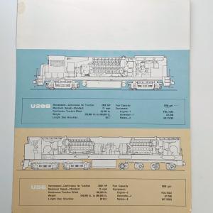 Locomotive Specifications Drawings: GE U28B and U56