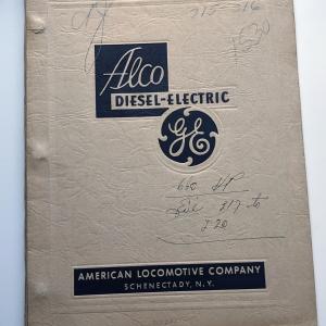 Locomotive Specifications Booklet: Alco 660hp Switcher E-1530, Marked Erie 315-320