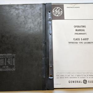GE E60-P Operator's Manual (Preliminary) GEJ-5688A