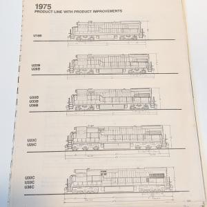 GE 1975 Product Line with Improvements Brochure (photocopy)