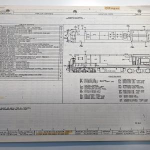 GE Schematic Diagram for C36-7 Locomotives